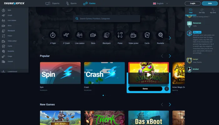 Thunderpick Casino Review Header