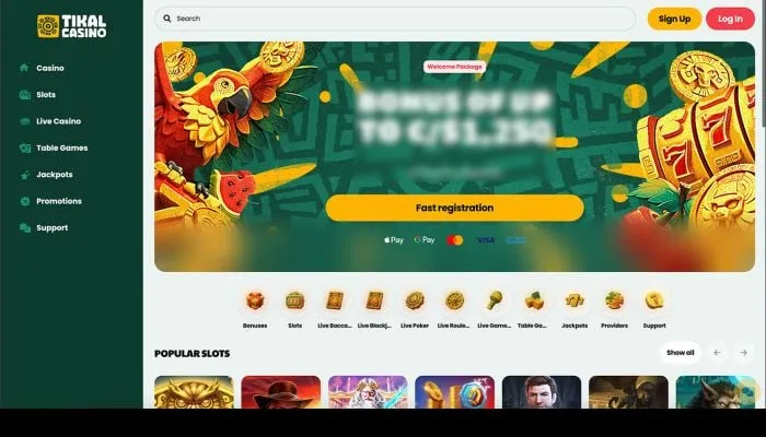 Tikal Casino Review Header