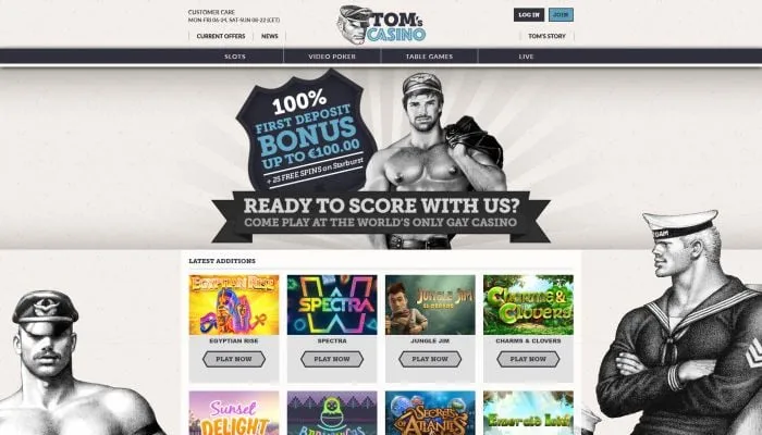 TOM's Casino Review Header