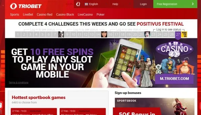 Triobet Casino Review Header