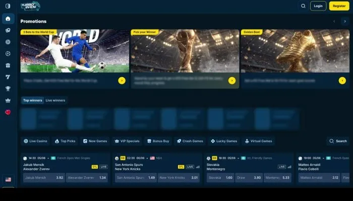 TurboSven Casino Review Header