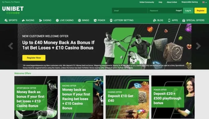 Unibet Casino UK Review Header