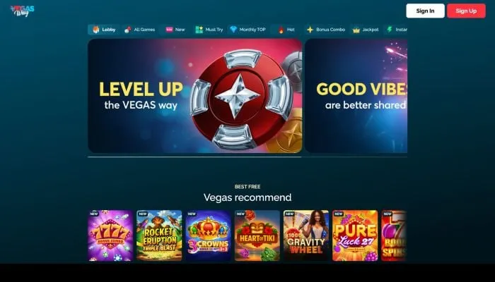 VegasWay Casino Review Header