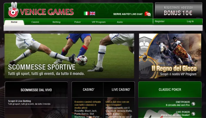 Venice Games Casino Review Header