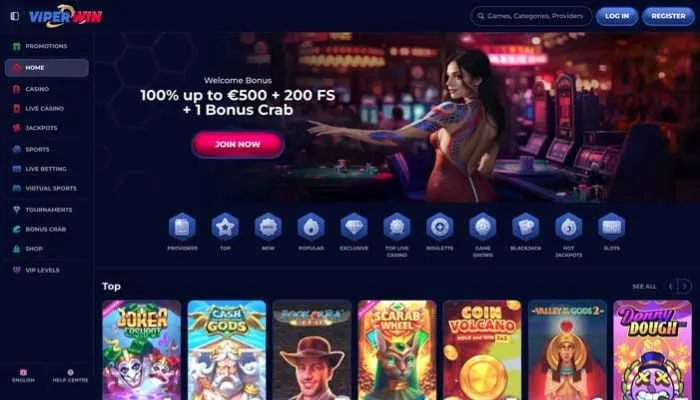 ViperWin Casino Review Header