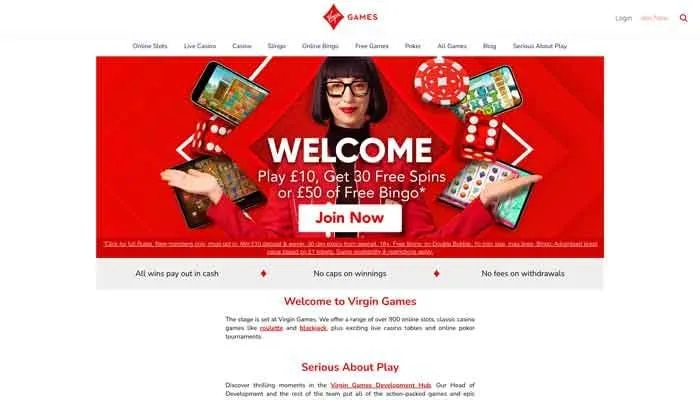 Virgin Games Casino Review Header