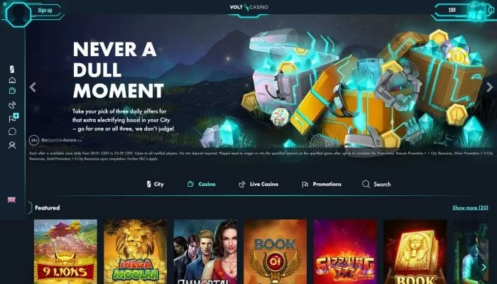 VoltCasino Review Header