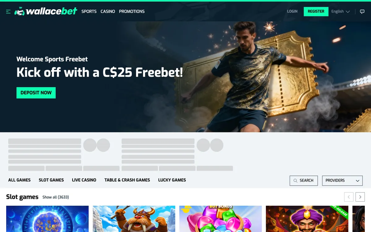 Wallacebet Casino Review Header