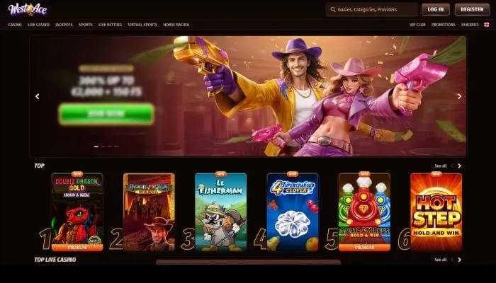 Westace Casino Review Header