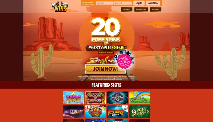 Wild West Wins Casino Review Header