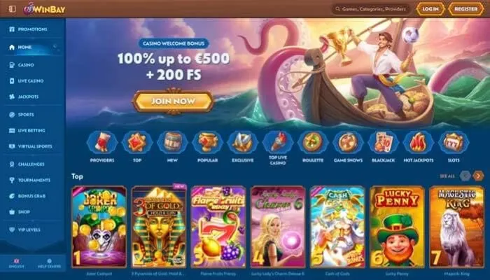 Winbay Casino Review Header