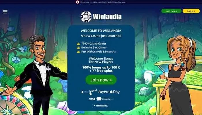 Winlandia Casino Review Header
