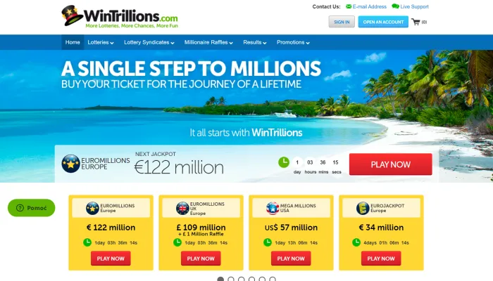Win Trillions Casino Review Header