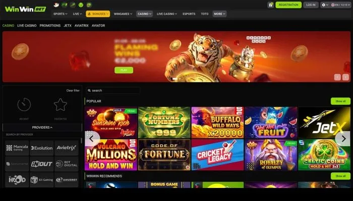 WinWinBet Casino Review Header