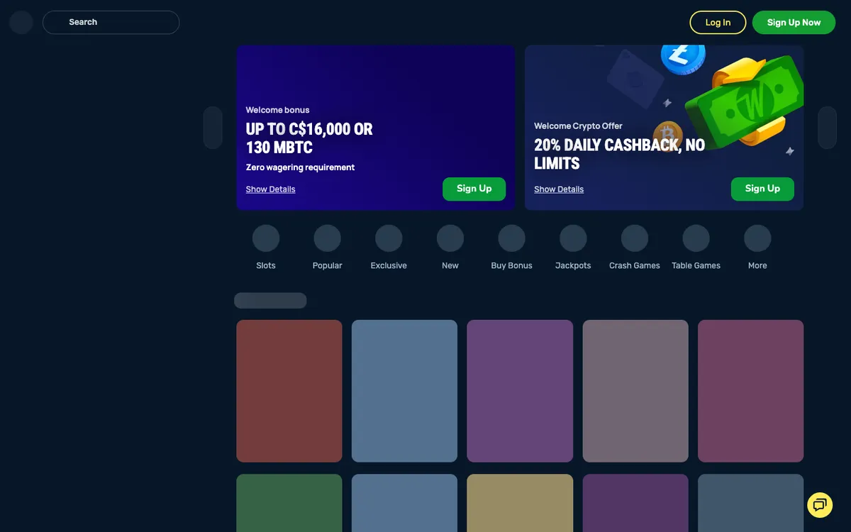 Winz.io Casino Review Header