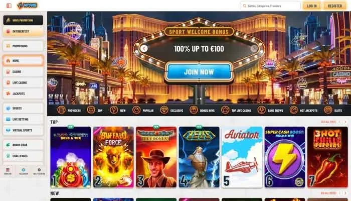 Wyns Casino Review Header