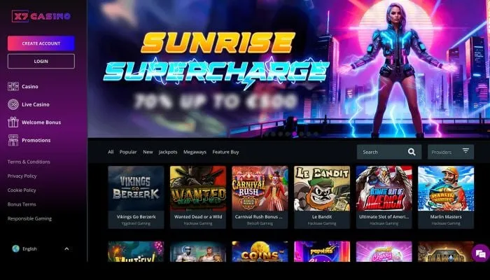 X7 Casino Review Header