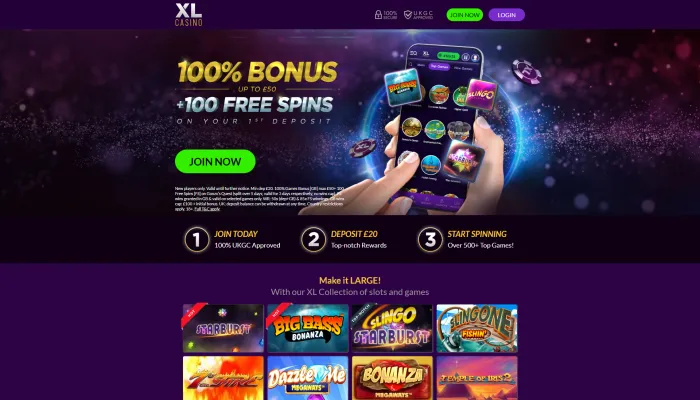 XL Casino Review Header