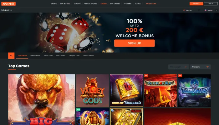 Xplaybet Casino Review Header