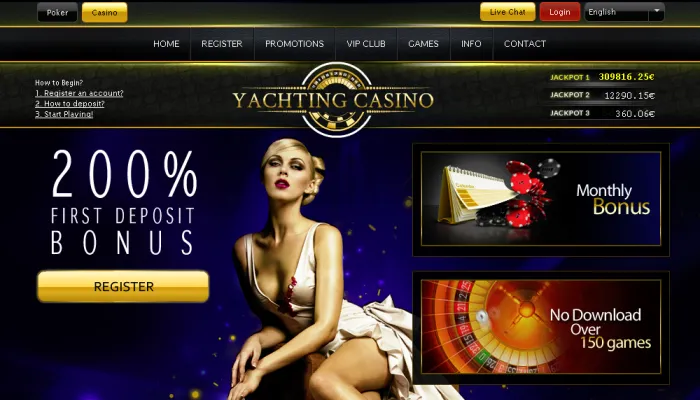 Yachting Casino Review Header