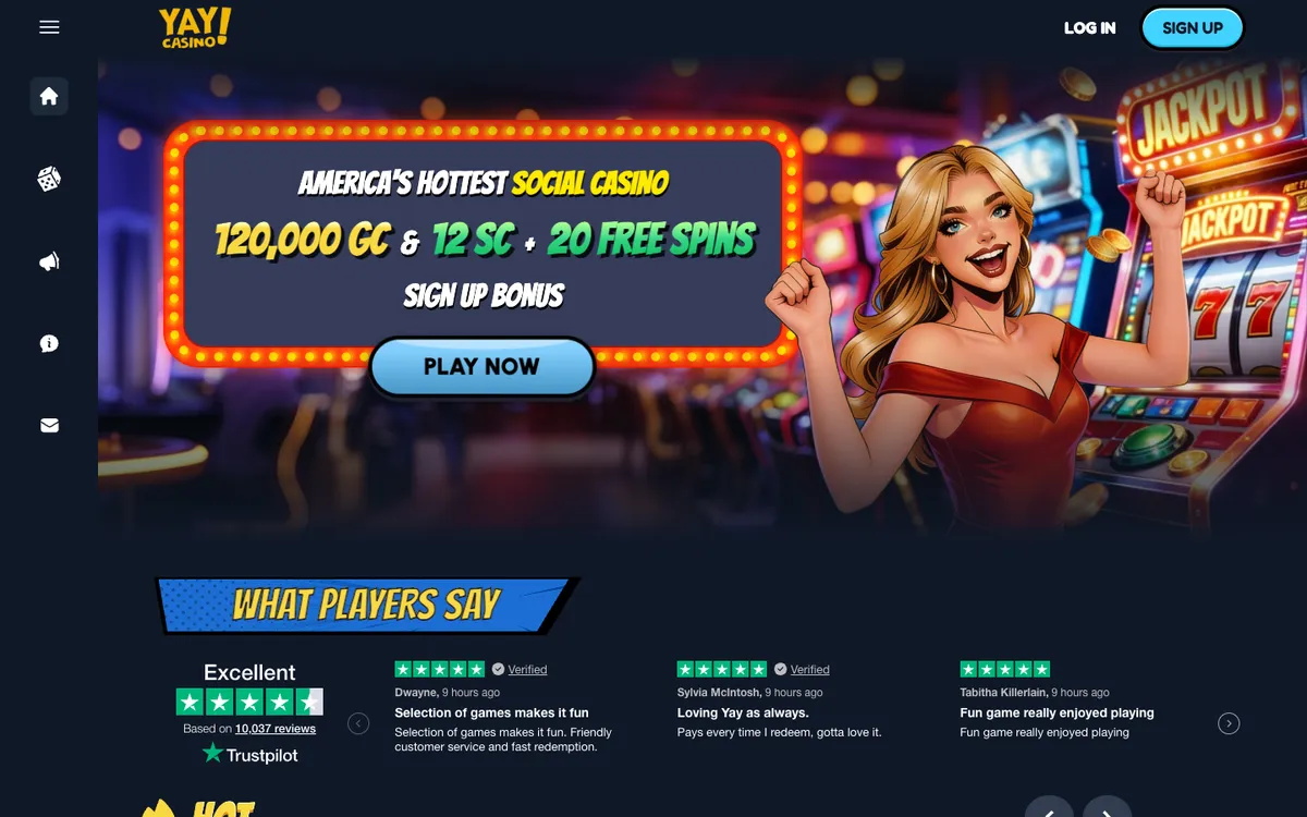 Yay Casino Review Header