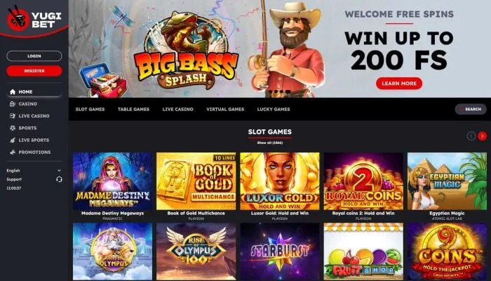 Yugibet Casino Review Header