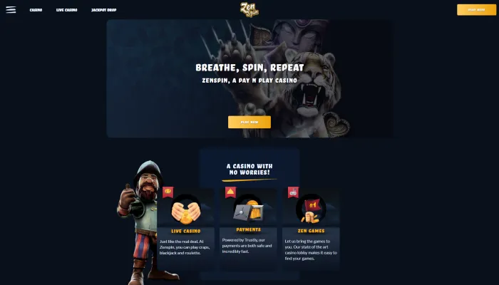 ZenSpin Casino Review Header